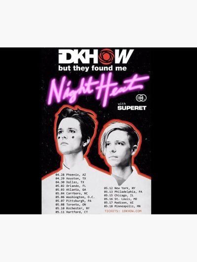 Night Heart Tour Tapestry Official IDKHow Merch