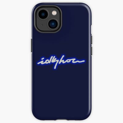 Blue Idkhow Neon Sign Iphone Case Official IDKHow Merch