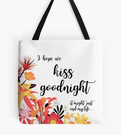 Idkhow Kiss Goodnight Tote Bag Official IDKHow Merch