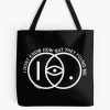 Idkhow Circle Logo White Ver. Tote Bag Official IDKHow Merch