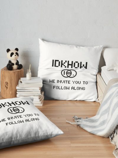 Idkhow Follow Along Throw Pillow Official IDKHow Merch