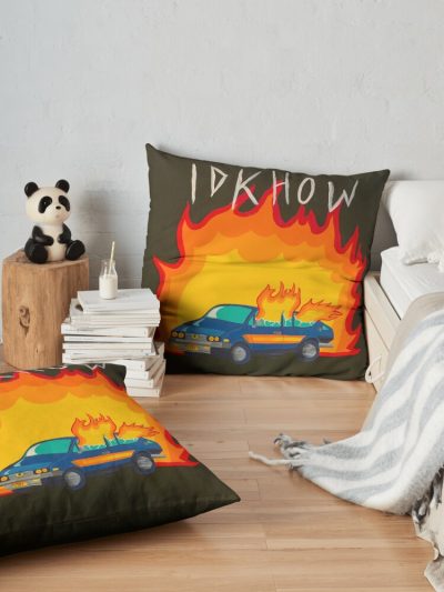 Idkhow Car Throw Pillow Official IDKHow Merch