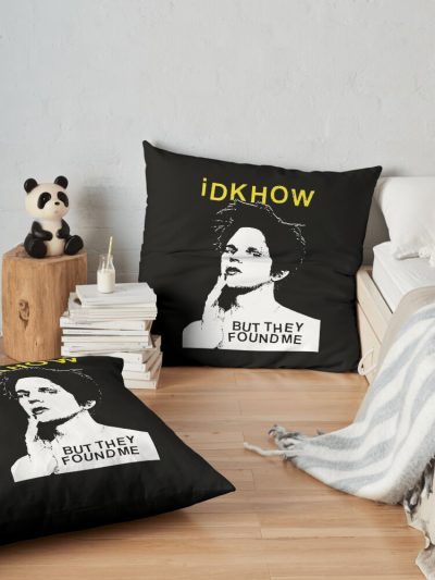 Idkhow Merch I Dont Know How But They Found Me Portrait Throw Pillow Official IDKHow Merch