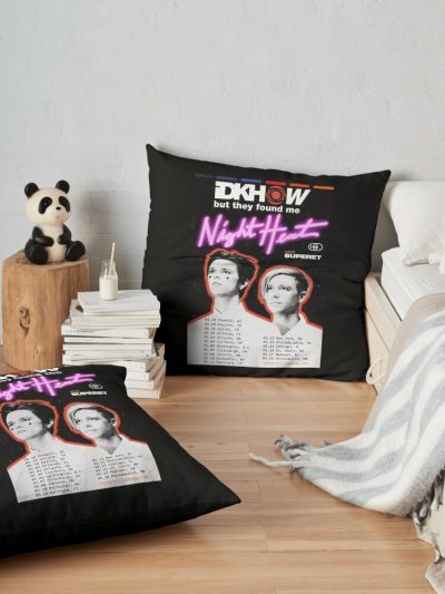 Night Heart Tour Throw Pillow Official IDKHow Merch