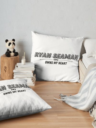 Ryan Seaman Owns My Heart Throw Pillow Official IDKHow Merch