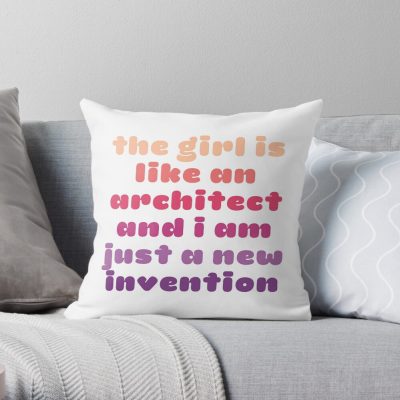 Just A New Invention Throw Pillow Official IDKHow Merch