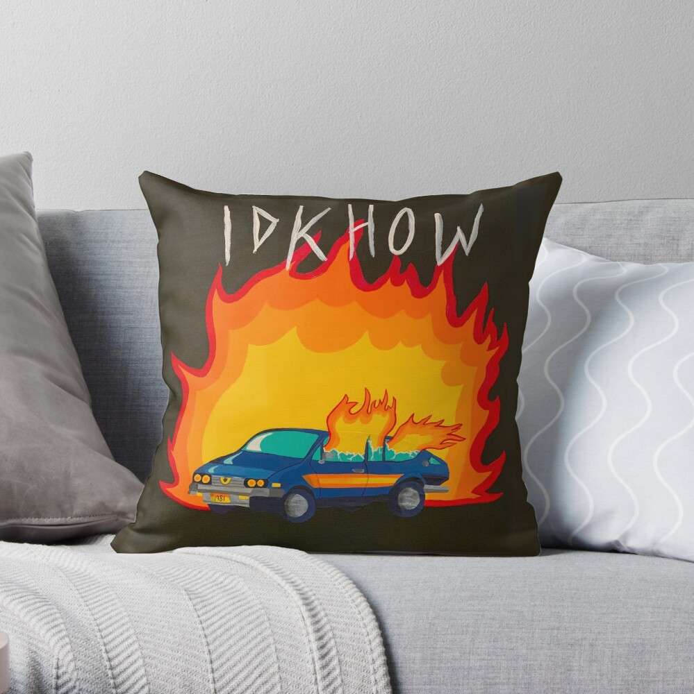 IDKHow Car Throw Pillow