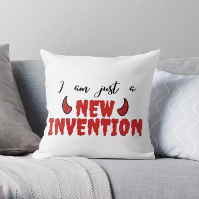 New Invention Throw Pillow Official IDKHow Merch