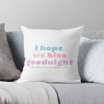 Kiss Goodnight Throw Pillow Official IDKHow Merch