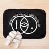 Idkhow Circle Logo White Ver. Bath Mat Official IDKHow Merch