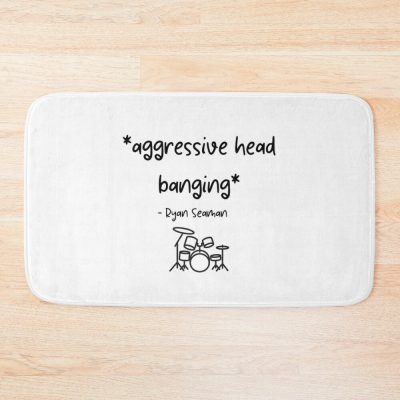 Ryan Seaman - Head Banging Bath Mat Official IDKHow Merch