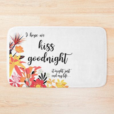 Idkhow Kiss Goodnight Bath Mat Official IDKHow Merch