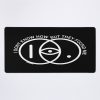 Idkhow Circle Logo White Ver. Mouse Pad Official IDKHow Merch