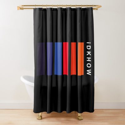 Idk How Barcode Shower Curtain Official IDKHow Merch