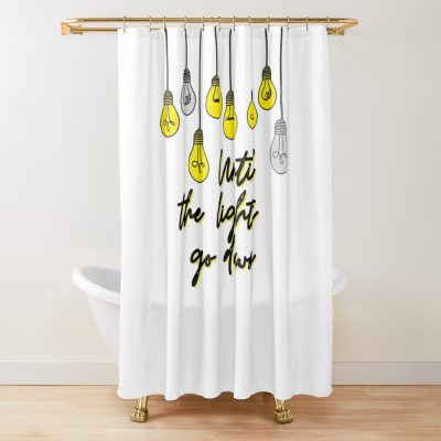 Until The Lights Go Down - Idkhow Shower Curtain Official IDKHow Merch