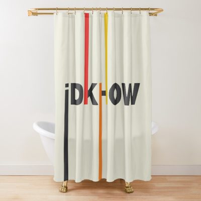 Idkhow Razzmatazz Lines Shower Curtain Official IDKHow Merch